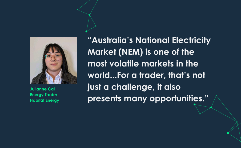 Energy Trading in the NEM: Q&A with Julianne Cai